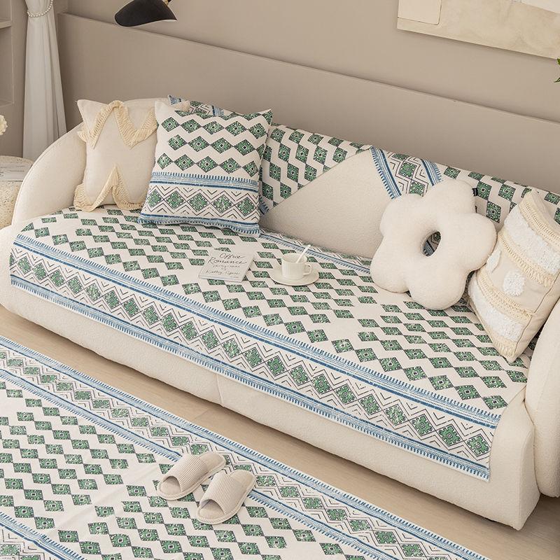 

Машинная стирка, хлопково-льняная диванная подушка, скандинавская современная минималистичная ткань, нескользящие подушки для сидения, чехол для диванной подушки в этническом стиле 65*70