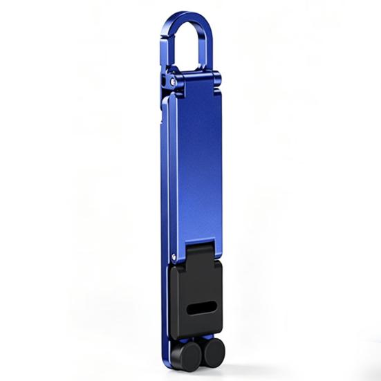 Kantoor bureauaccessoire Mini opvouwbare telefoonstandaard sleutelhanger, Draagbare telefoonhouder voor zak bureau, Huis Reizen