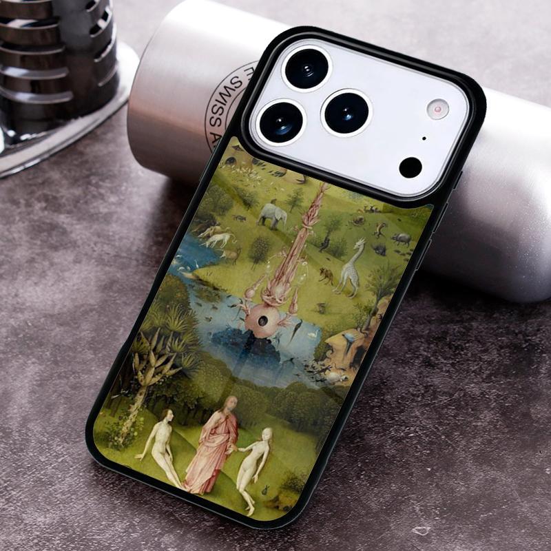 Hieronymus Bosch Kunst Malerei Druck Handyhülle für iPhone 17 16 15 Pro Max Air 14 13 12 11 Plus Stoßfeste Hülle