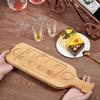 UNICRAFTALE Tequila Shot Board Shot Glass Holder Display with 1 X 8 Shot Glasses, Wine Glass Holder, Wooden Glass Cup Serving Tray for Restaurants, Ba