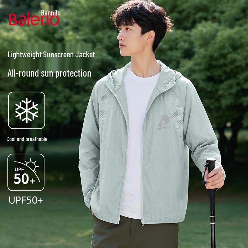 Baleno Men s UPF50+ Lightweight Sun Protection Jacket M