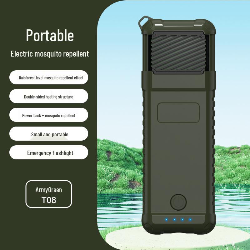 Portable Lithium Battery Mosquito Repellent: Wireless Electric Mosquito Killer & Insect Repellent for Camping