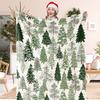 Rustic Indian Native Style Throw Blanket, Mexican Blanket, Primeval Forest Deer Animal Blankets Decor for Living Room Couch Bed