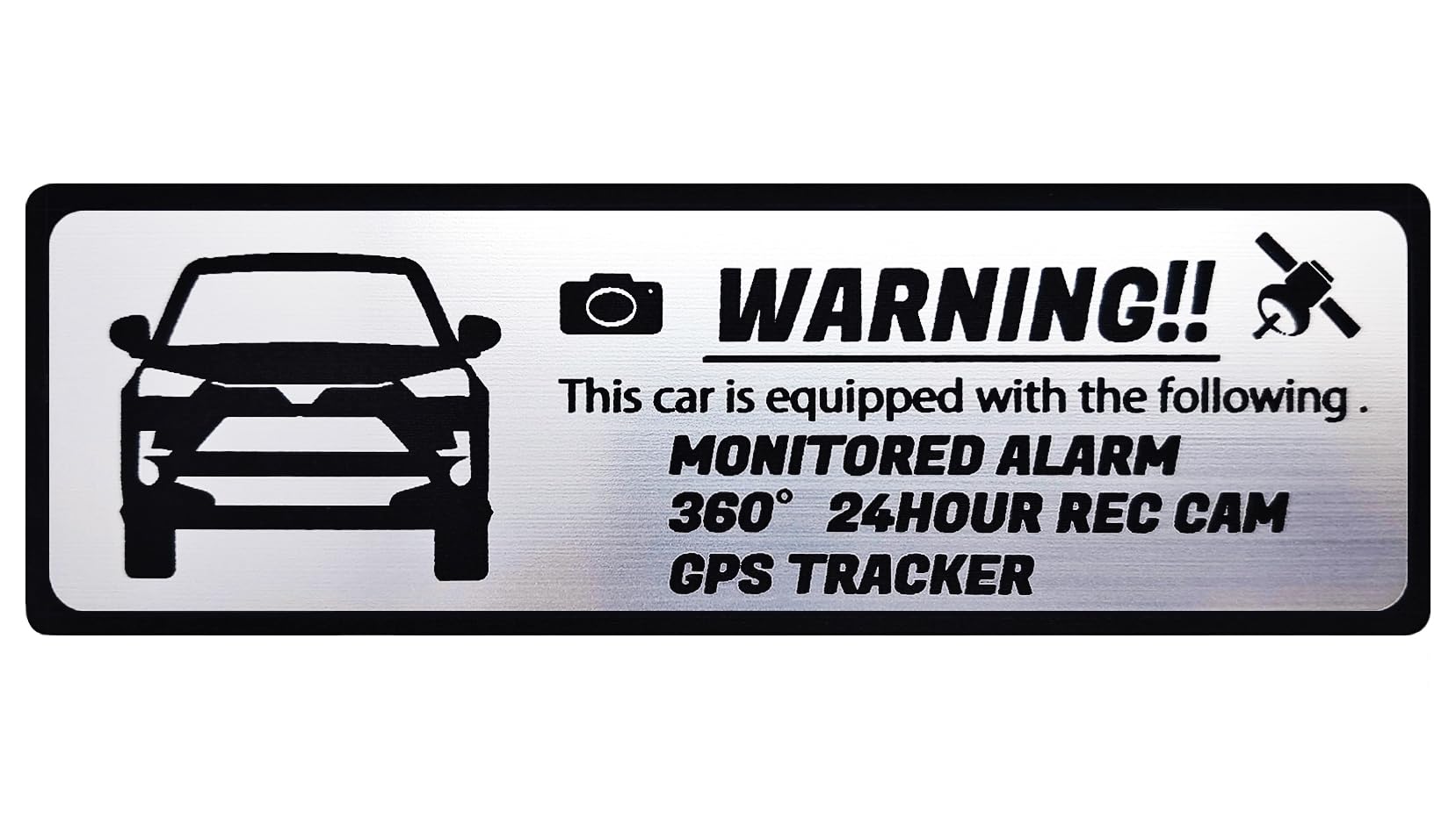 

Honami Works RAIZE Rise Эмблема безопасности 24-часовое наблюдение Видеорегистратор GPS-трекер Наклейка