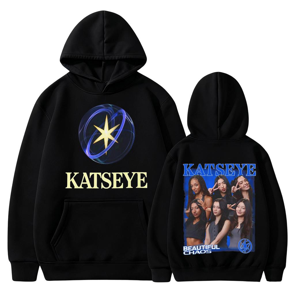 Damskie modne bluzy z kapturem z okrągłym dekoltem, z długim rękawem, z kwiatowym nadrukiem, ze sznurkiem, casualowe, luźne, wkładane przez głowę