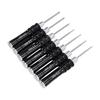 A34R For RC Helicopter Model Airplane Computer Clock, Remote Control Black Handle Hex Screwdriver Tool Set Repair Tools