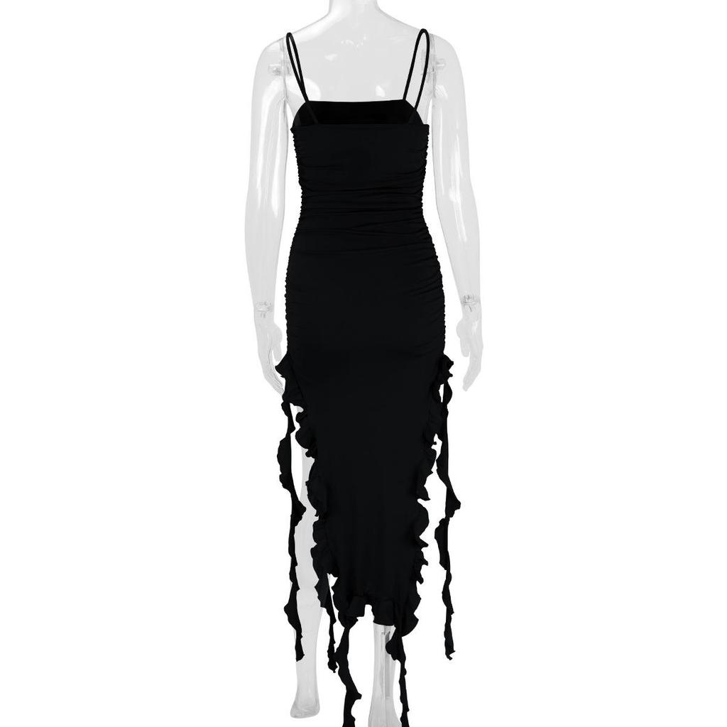 2025 European & American Summer Off-Shoulder Lace Sling Dress - Sexy One-Piece Women's Outfit