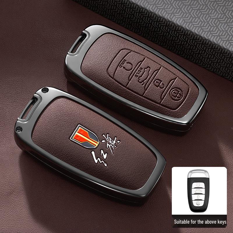 Hongqi H5/E-HS9 Car Key Case: Drop-proof, Stylish, Unisex Protection Shell.