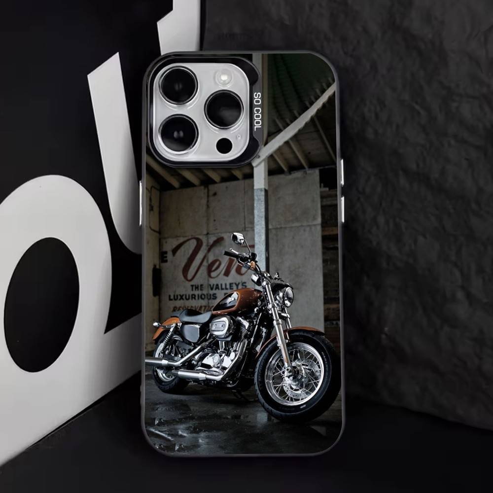 Sportster S   Phone Case For iPhone 17,16,15,14,13,12,11 Plus,Pro Max,XS,Colored Silver Plated Inside Cover