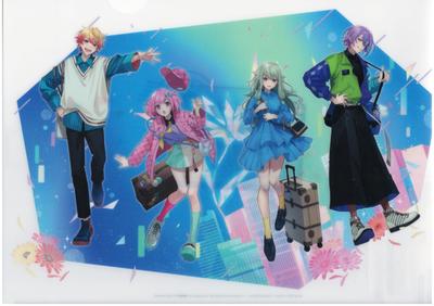 2 Wonderlands Showtime Clear File 3rd Anniversary Thanksgiving Event Limited Edition Goods Tenma Tsukasa, Otori Emu, Kusanagi Nene, Kamiyo Rui