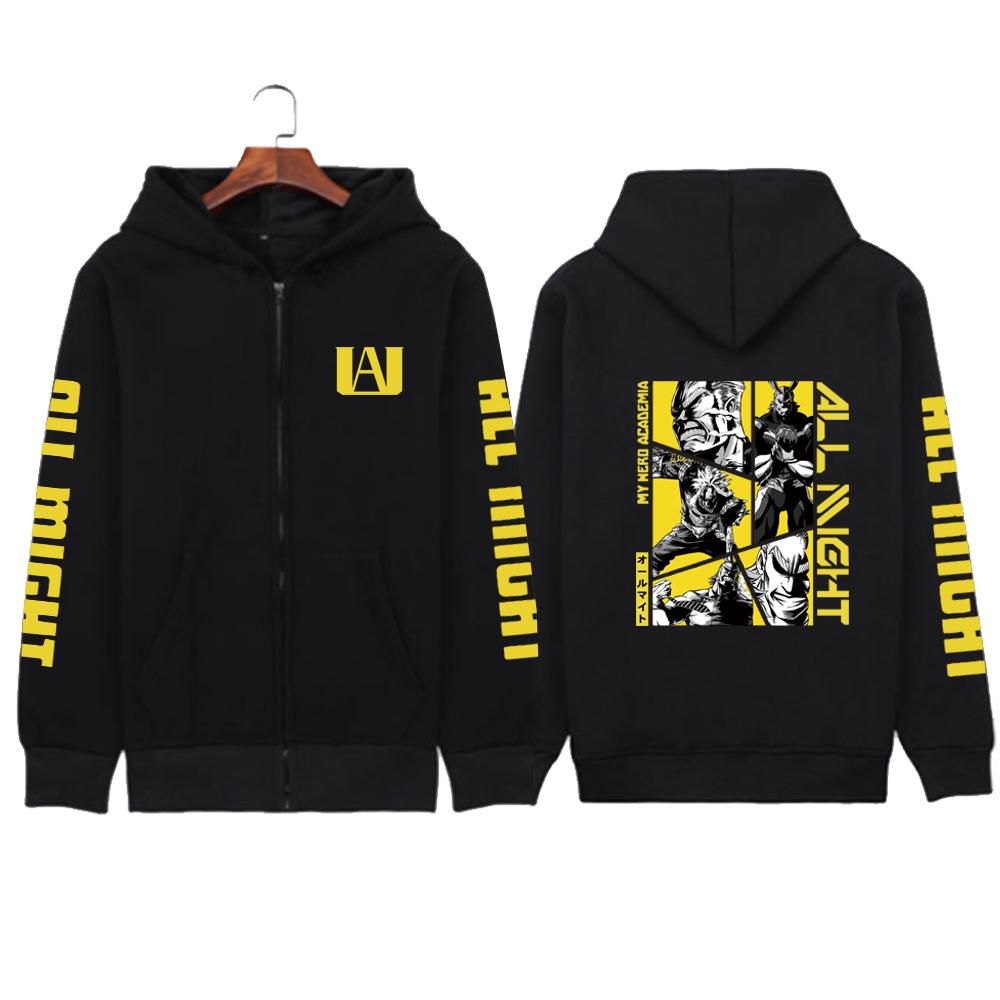 My Hero Academia Dabi Zip Up Hoodies Men Women Comfortable Hooded Tops Winter Loose Warm Thick Zipper Jacket Coat