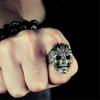 Skull Opening Rings Finger Rings Skull Adjustable Rings Eye Catching Open Rings