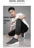 Men's Trendy Breathable Fly-Knit Running Shoes: Lightweight, Fashionable, All-Season Casual Footwear.