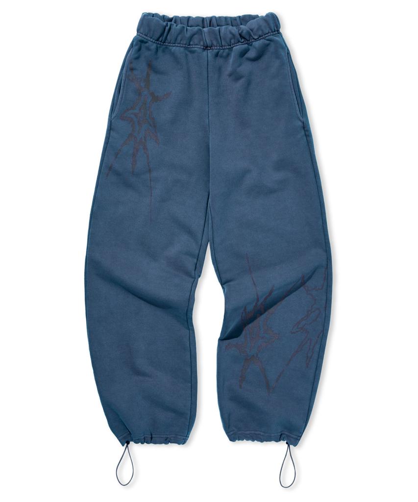 VENHIT Spark Pigment Wide Pants Dust Blue