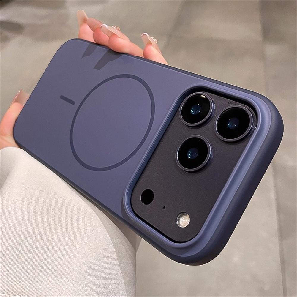 

For Magsafe Magnetic Wireless Charging Matte PC Phone Case For iPhone 17 Pro 16 Pro Max Air Shockproof Soft Back Cover iPhone17 Pro