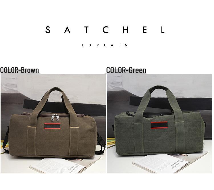 Large Capacity Canvas Tote Bag for Men & Women: Korean Style Travel & Business Luggage Bag