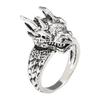 Men's Dragon Head Rings With Nordic Designs Durable Stainless Steel Rings Jewelry Accessory For Fashion Enthusiasts