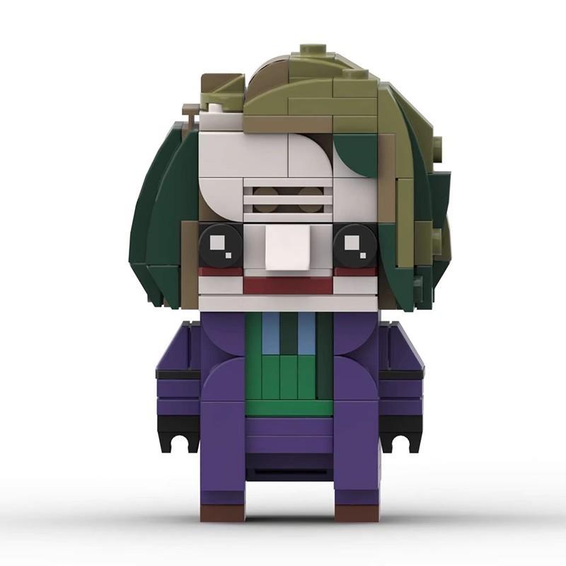 Building Block Compatible, Joker - Trench Coat, Square Head Boy, Batman Trilogy, Creative Assembly Model