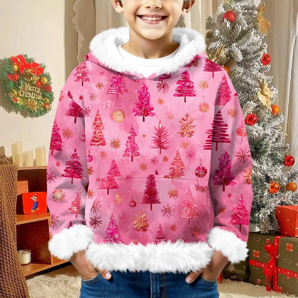 Children's Sweatshirt Girls Boys Long Sleeve Lightweight Casual Hoodie Loose Comfortable  Sweatshirt