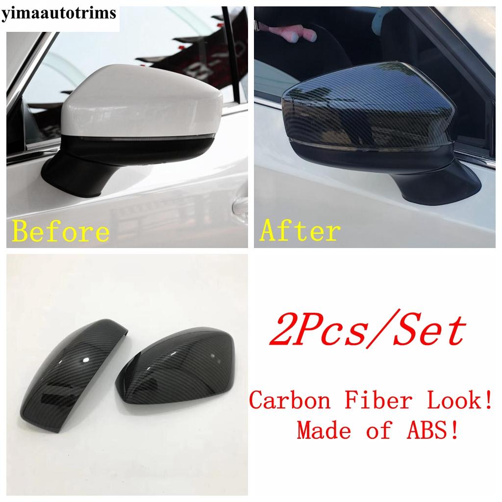 For Mazda CX-8 KG CX8 2017 - Front Head Light Eyebrow Window Sequin Wiper Rearview Mirror Bumper Fog Cover Trim Accessories