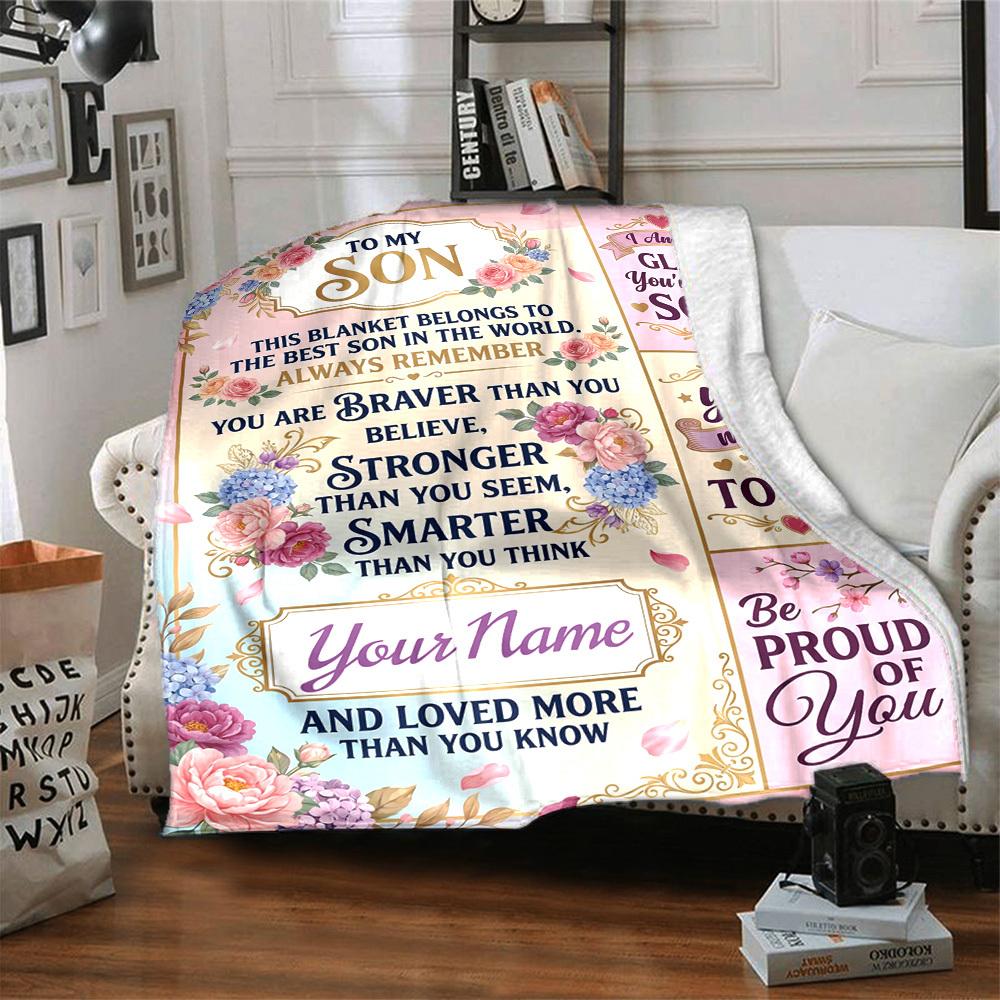 Love Letter To Daughter Customize Your Name Blanket With Warmth Comfort And Softness It'S Perfect For Home Use A Nap Blanket An Office Sofa Blanket A