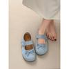 Inner height increase single shoes women's 2025 new summer French shallow mouth beautiful not tired feet with skirt Mary Jane women's shoes
