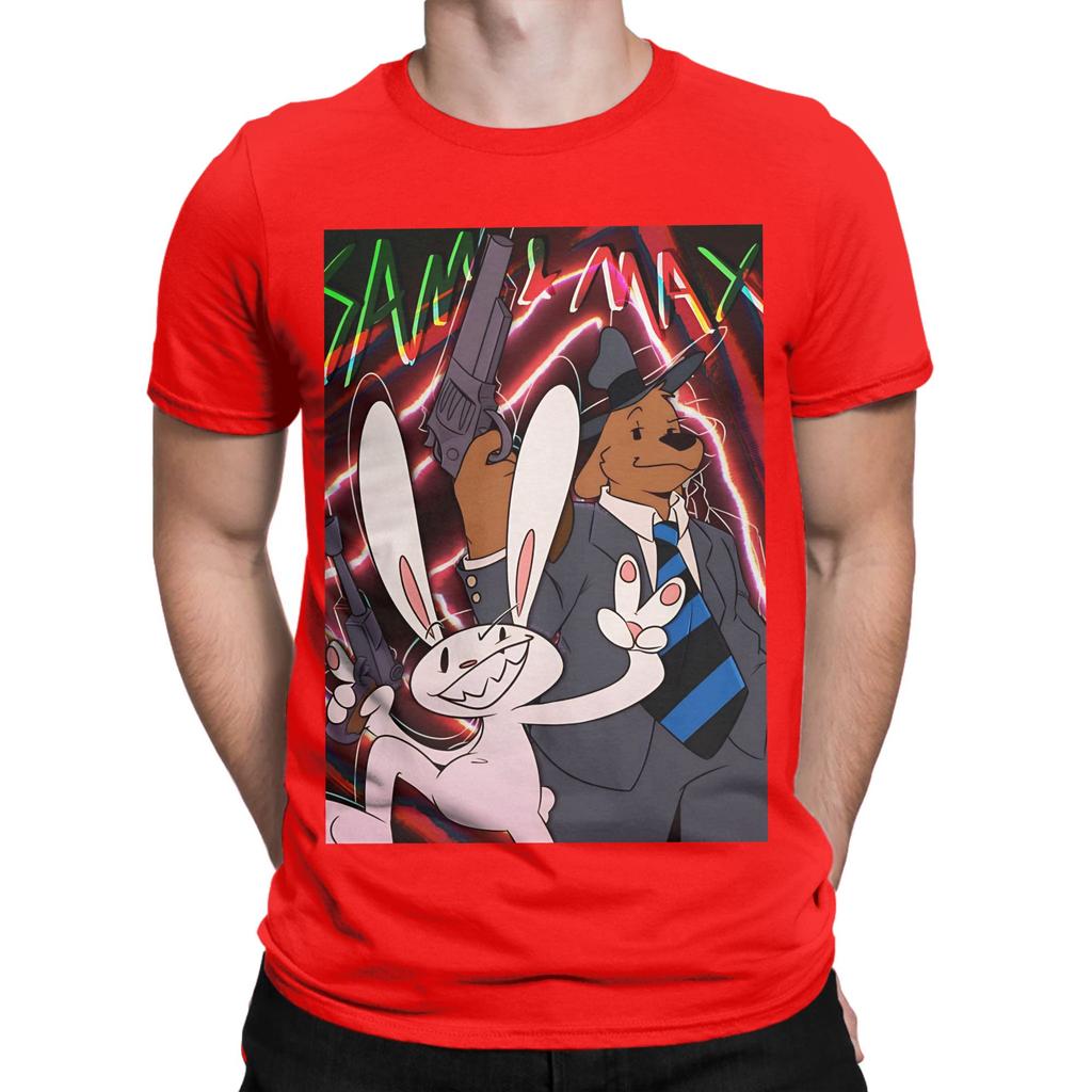 Sam Max Beyond Time And Space Funny 100 Cotton Tshirt Sam And Max Hit The Road Tops Tees For Unisex