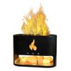Realistic Flame Simulation Electric Humidifier with Cool Mist and Night Light for Improving Air In Multiple Spaces