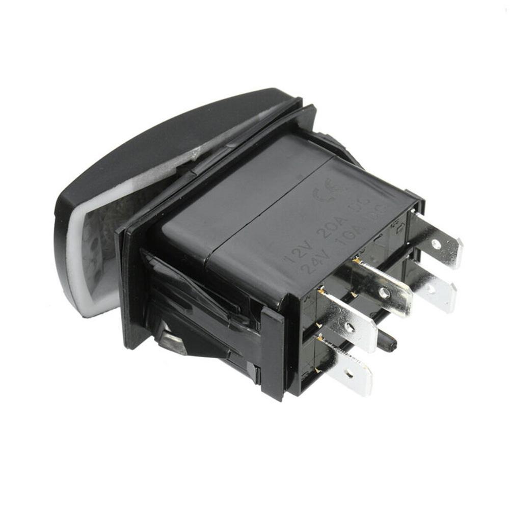 1pcs 12V 20A 5 Pin Rocker-Switch Control Red LED Fan Override For ATV UTV Car Auto Parts Accessories 544302