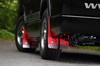 JAOS Mud Guard III Red Front Set for Toyota Hiace 200 Series B621201F (2004+) [Model Year 04.08-] [Compatible with All]
