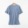 Men's Casual Modal Pajamas - Short-Sleeve, Loose Fit, Round Neck, Plus Size, Lightweight Summer Homewear Top