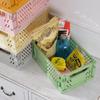 Foldable Plastic Storage Basket for Kitchen and Home Essentials