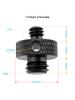1/4" 3/8" Camera Adapter Tripod Screw Adapter for DSLR Camera Tripod Shoulder Rig Lighting Equipment GoPro Hero 12 11 Osmo Mount