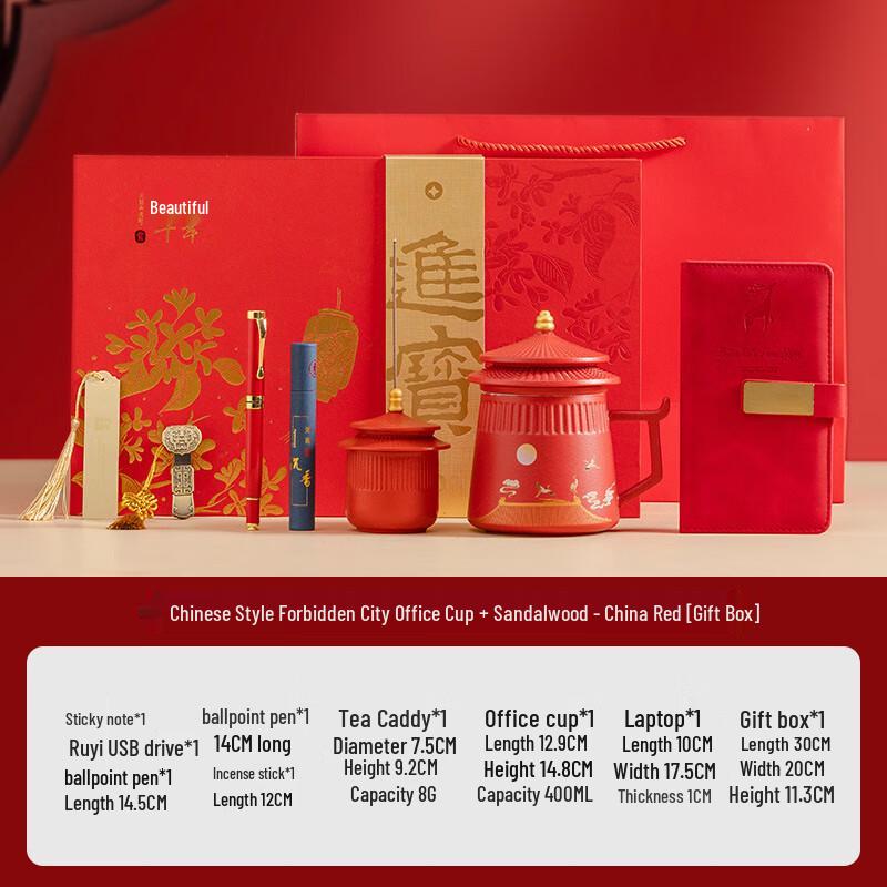 

Forbidden City Ceramic Tea Set - China Red