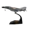 1/100 Scale Military Model Toys USAF F-4C Phantom Fighter Diecast Metal Plane For Gift Boys Kids Collection Decoration Teaching
