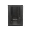 Armoire murale Intellinet 9U 19" - Noir, RAL 9005 - Antistatique, verrouillage clavier, porte en verre