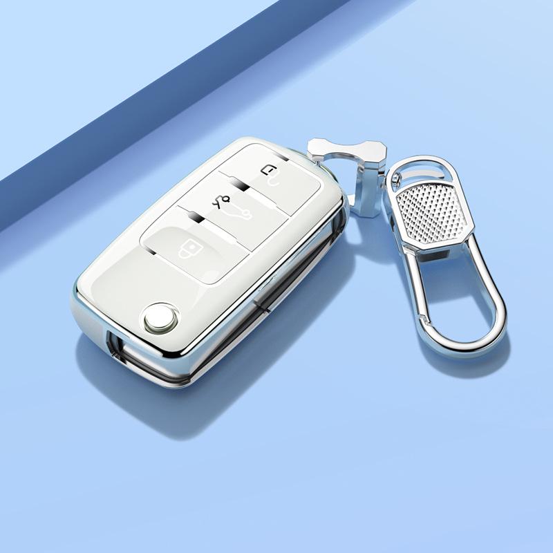 Volkswagen Key Cover for Bora, Sagitar, Lavida, Jetta, Passat, Polo, Tiguan, and Golf.
