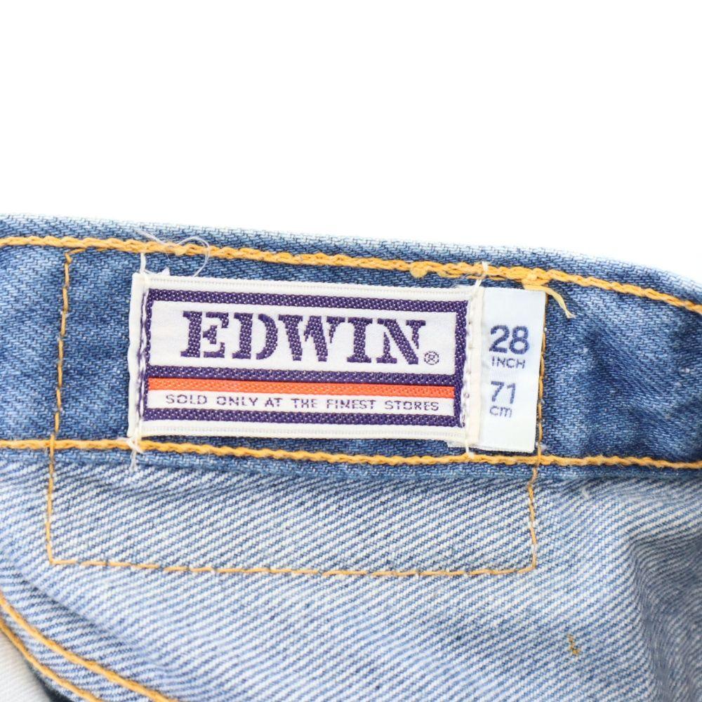 EDWIN Vintage Boot Cut Denim Pants W28 Jeans Women Used
