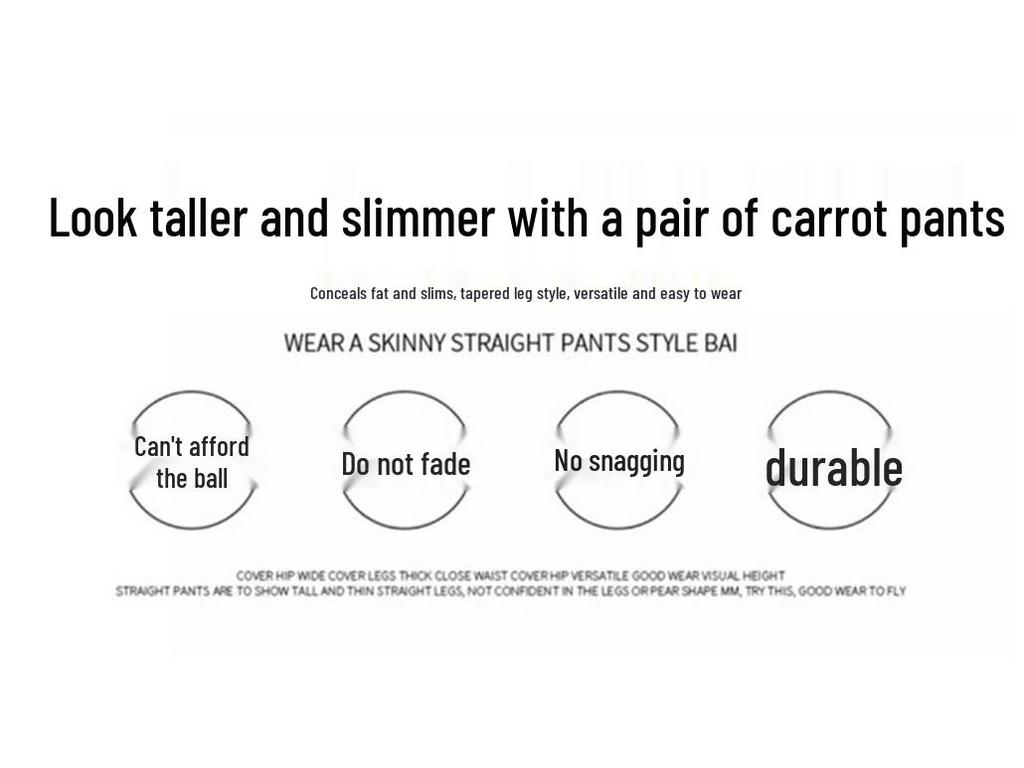 2025 Autumn/Winter Casual Slimming Harem Pants