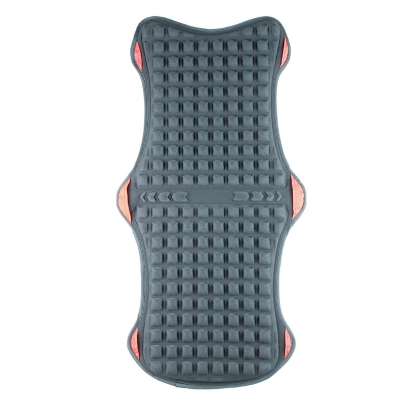 Motorcycle Seat Cover Ventilated Bubble Texture Contoured For Enhanced Grip Shock Absorption Fits Cruisers Street Bike