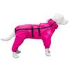 Waterproof Dog Raincoat With Hood Large Breeds Golden Retriever Samoyed Alaskan Malamute Four-Legged Outdoor Pet Coat