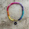 Bohemian Rainbow Beaded Necklace Ocean Style Choker Necklace New Flower Pendant Necklace  Jewelry