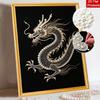 5D DIY Pearl Diamond Painting Kit Majestic Dragon Full Drill Embroidery Mosaic Art Home Wall Decor Gift