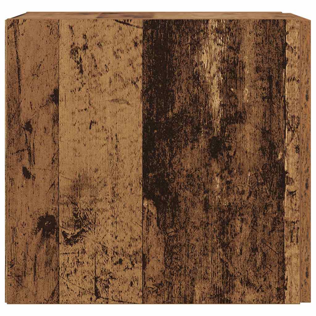 Wall Mounted Cabinet in Reclaimed Wood Look 30 x 42.5 x 39.5 cm Particleboard