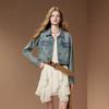 Sancai Women's Fall 2026 Short Denim Jacket