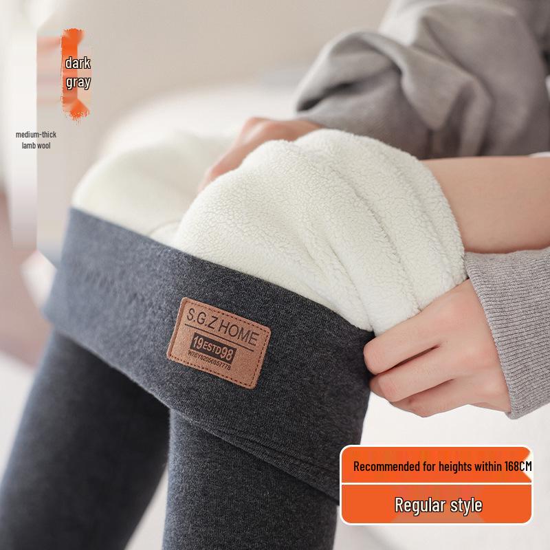 

Women s Extra Thick Lambswool Leggings - New 2025 Slim Fit Fleece-Lined Warm Winter Pants 2XL (70-80 kg)