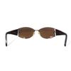Used LOEWE Italian Sunglasses Rectangle Brown Python Pattern SLW165