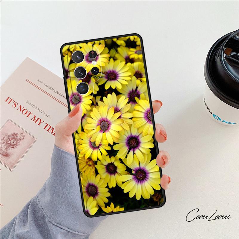 Gänseblümchen Handyhülle Für Samsung Galaxy S24 S25 S23 S22 Ultra Note 10 20 Plus S20 S21 FE Hülle