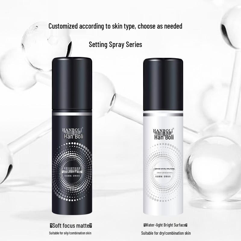 Han Bai Li Hydrating Setting Spray: Lightweight, Non-Caking, Moisturizing Makeup Primer.