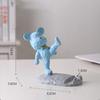 Violent Bear Decoration Creative Light Luxury Mobile Phone Holder Home Living Room Study Desktop Cute Lazy Bracket Decoration